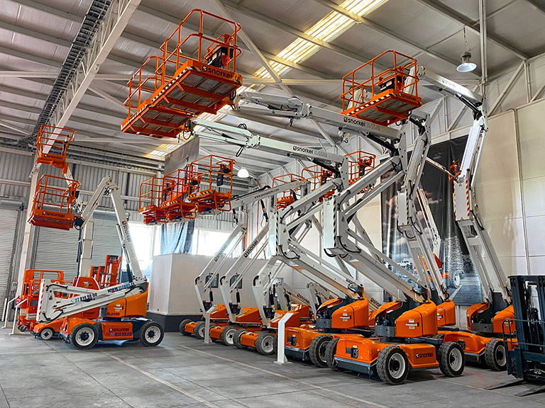 The facility provides increased warehouse space for new equipment