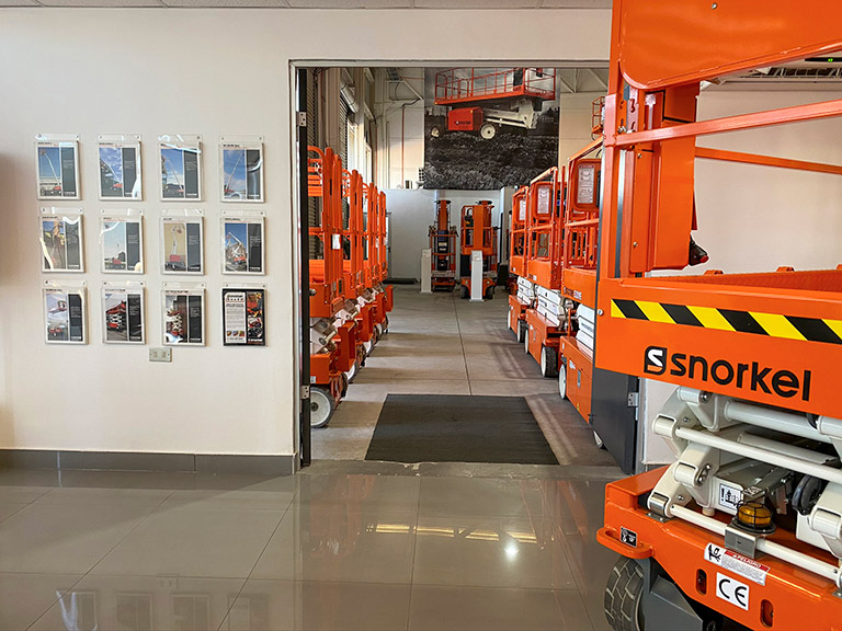 The new facility includes a spacious showroom for customer demonstrations